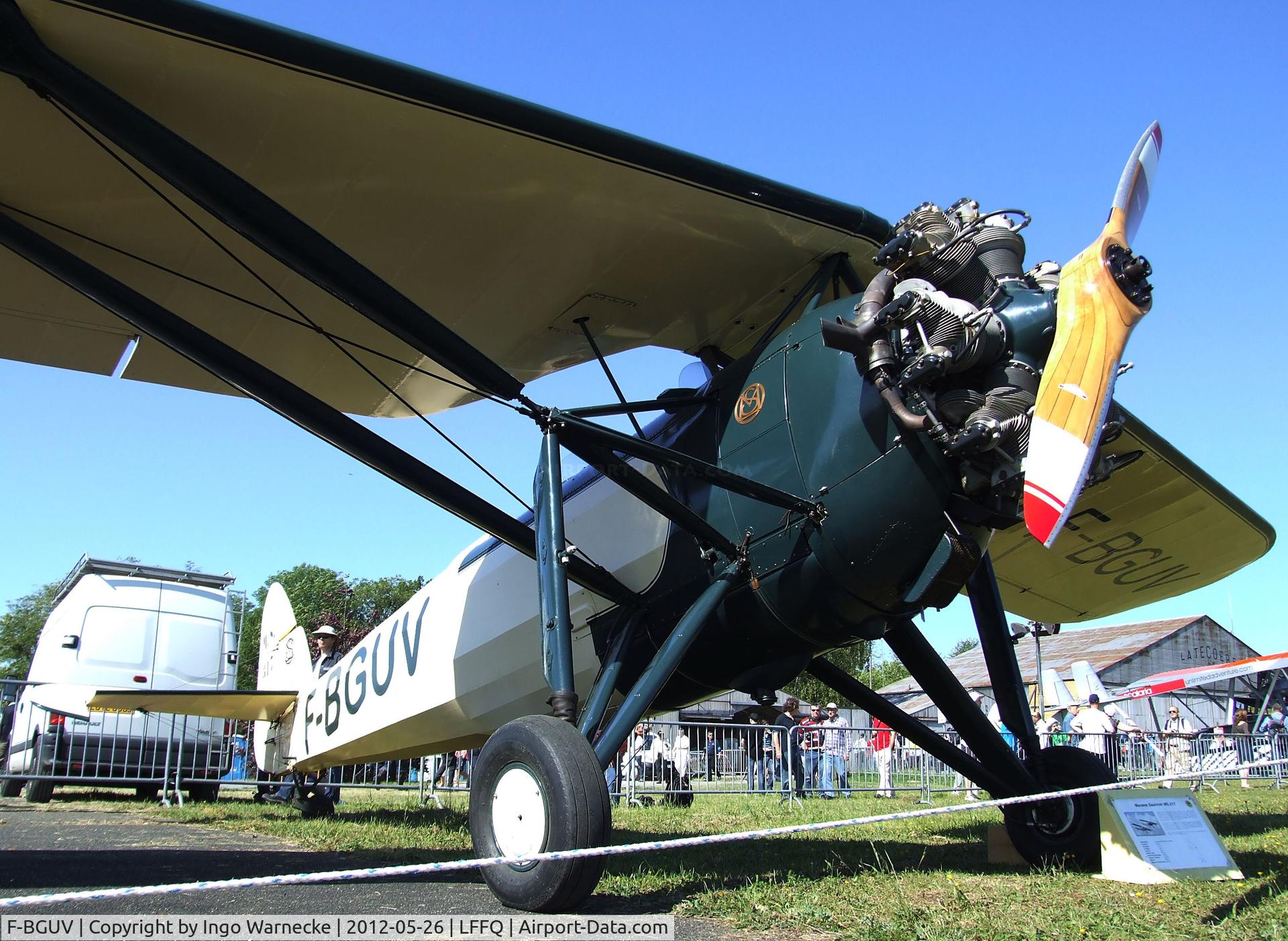 F-BGUV, Morane-Saulnier MS.317 C/N 297, Morane-Saulnier MS.317 at the Meeting Aerien 2012, La-Ferte-Alais