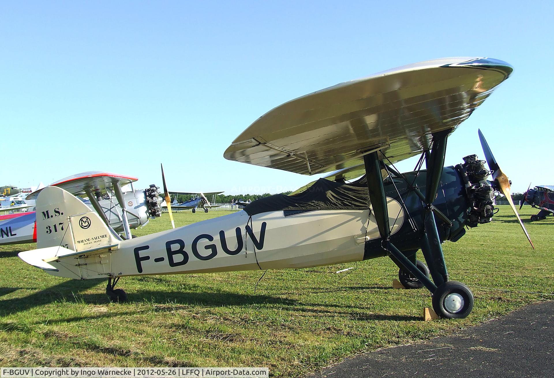 F-BGUV, Morane-Saulnier MS.317 C/N 297, Morane-Saulnier MS.317 at the Meeting Aerien 2012, La-Ferte-Alais