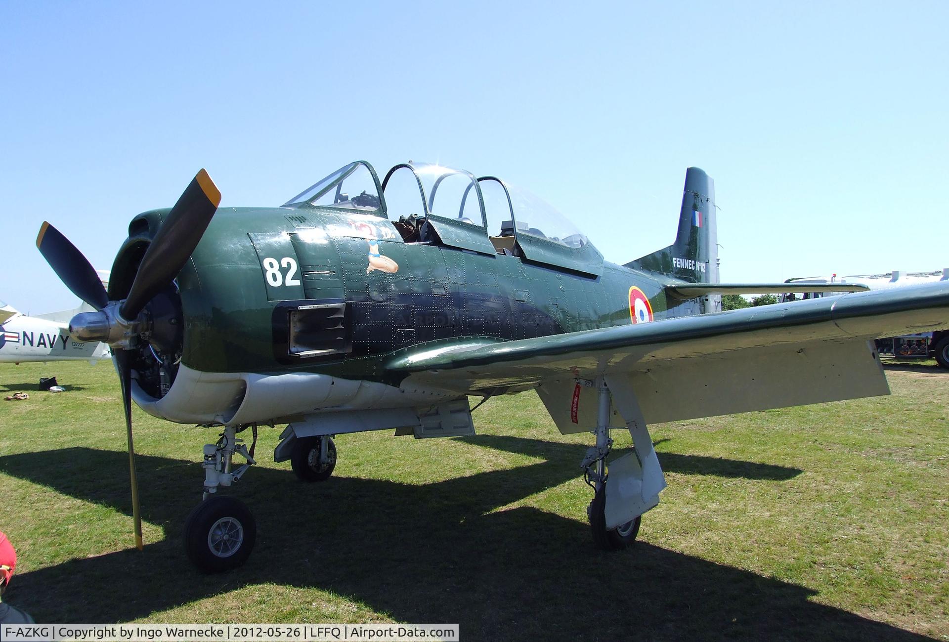 F-AZKG, 1951 North American T-28A Fennec C/N 174-111, North American T-28A Fennec (Trojan) at the Meeting Aerien 2012, La-Ferte-Alais