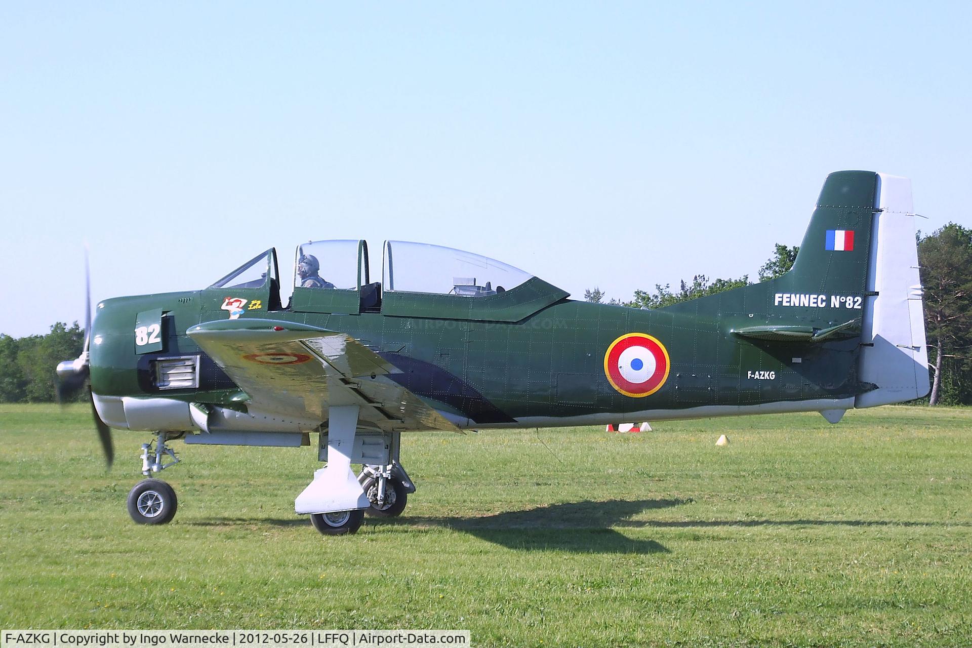 F-AZKG, 1951 North American T-28A Fennec C/N 174-111, North American T-28A Fennec (Trojan) at the Meeting Aerien 2012, La-Ferte-Alais