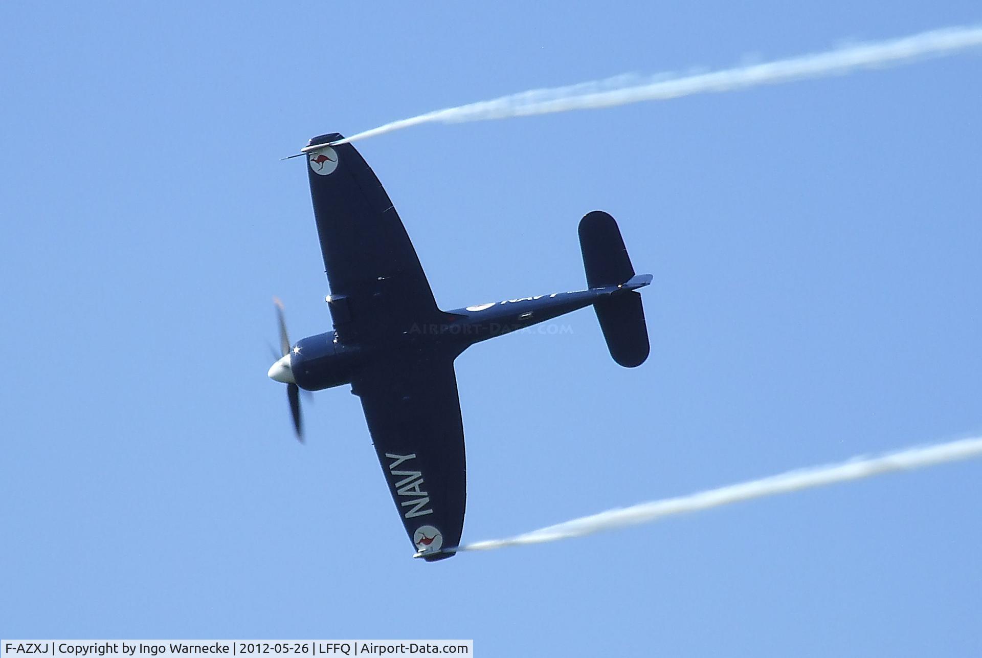 F-AZXJ, 1949 Hawker Sea Fury FB.11 C/N 37733, Hawker Sea Fury FB11 at the Meeting Aerien 2012, La-Ferte-Alais