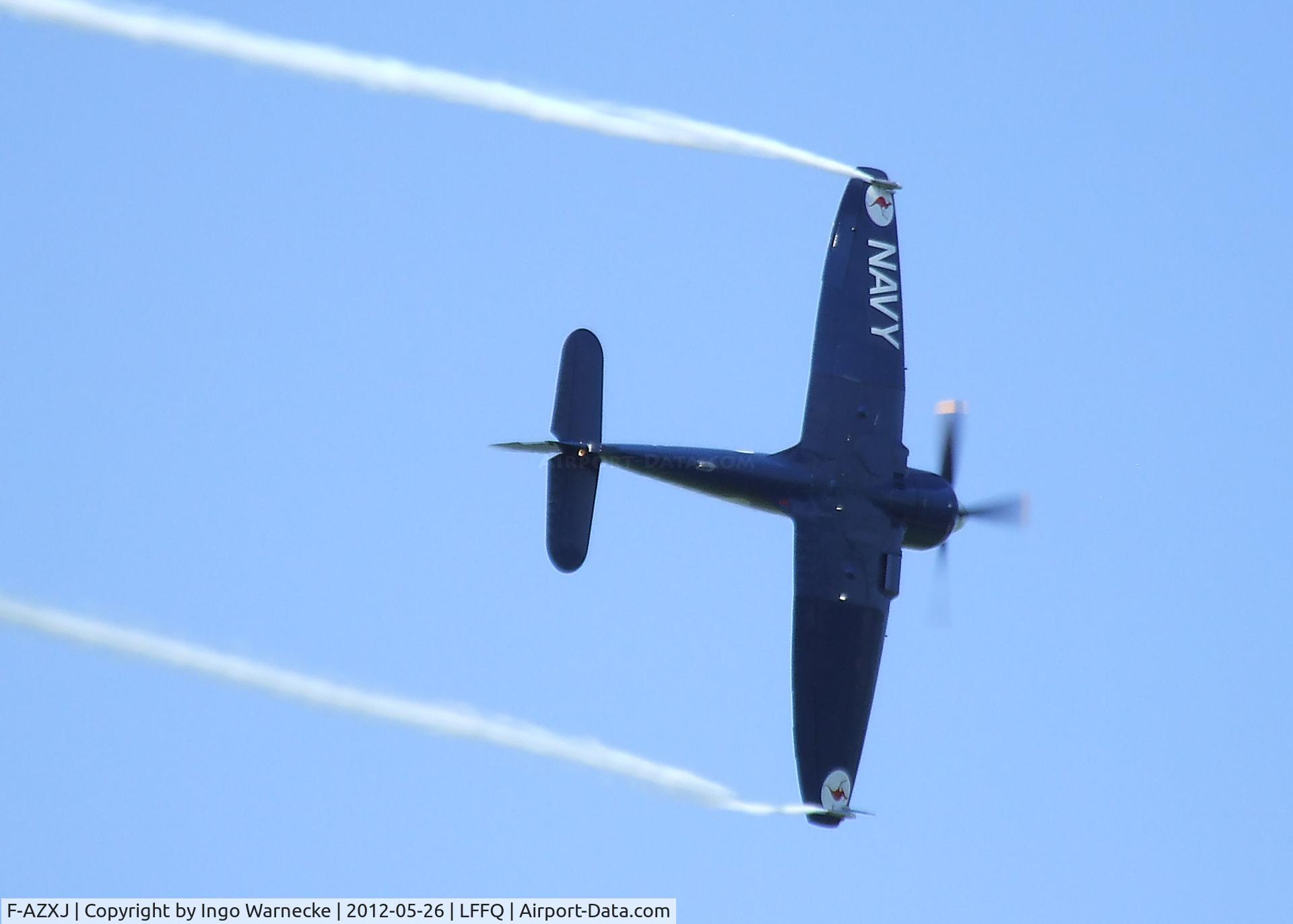 F-AZXJ, 1949 Hawker Sea Fury FB.11 C/N 37733, Hawker Sea Fury FB11 at the Meeting Aerien 2012, La-Ferte-Alais