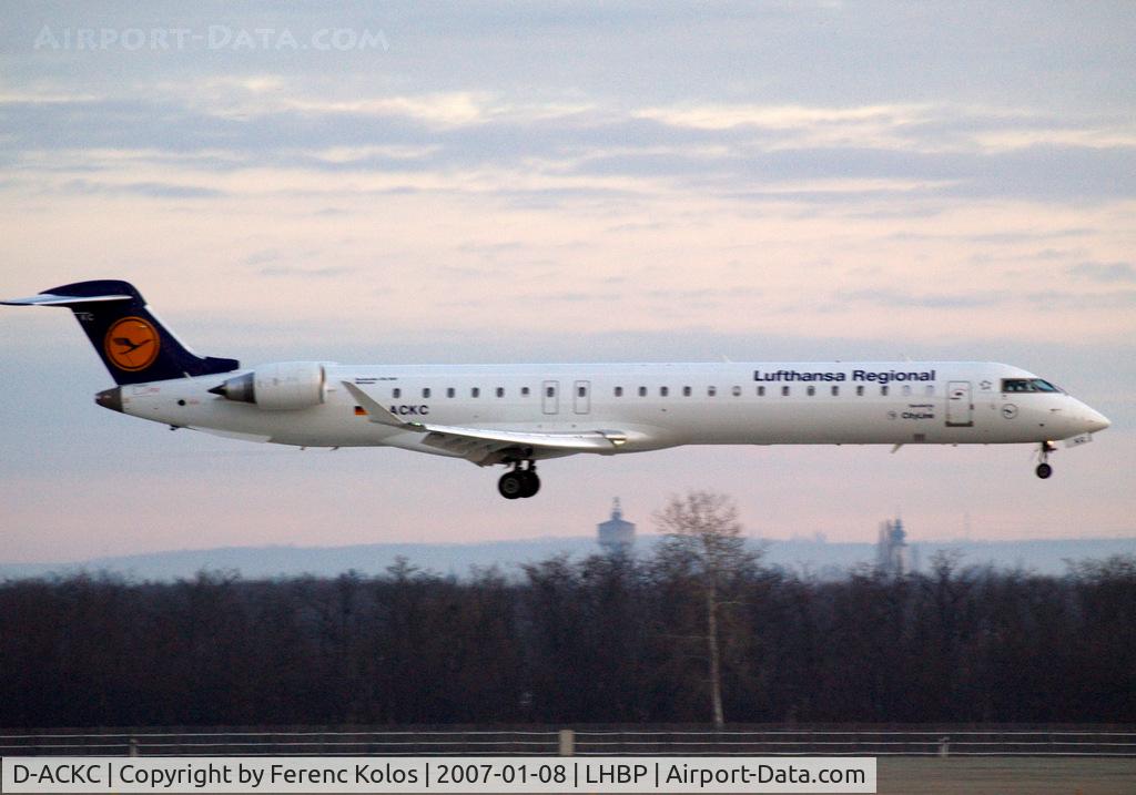 D-ACKC, 2006 Bombardier CRJ-900LR (CL-600-2D24) C/N 15078, Ferihegy