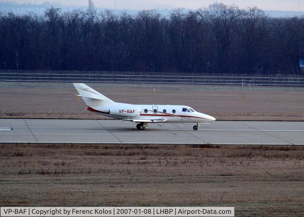 VP-BAF, 1987 Dassault Falcon 100 C/N 210, Ferihegy