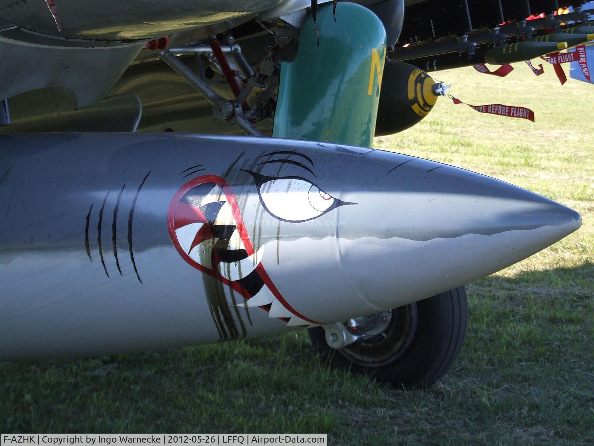 F-AZHK, Douglas AD-4N Skyraider C/N 7802, Douglas AD-4N (A-1D) Skyraider at the Meeting Aerien 2012, La-Ferte-Alais