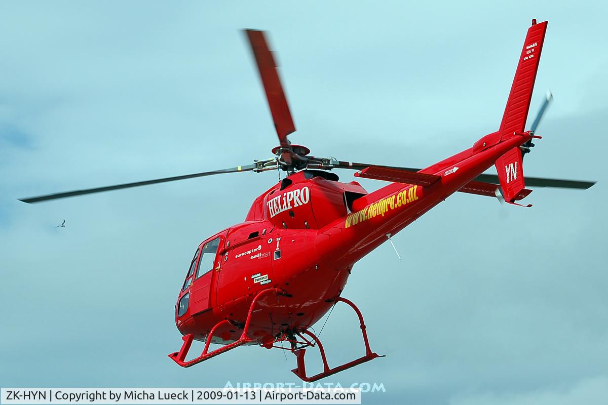 ZK-HYN, Aerospatiale AS-355F-1 Ecureuil 2 C/N 5286, Wellington Harbour