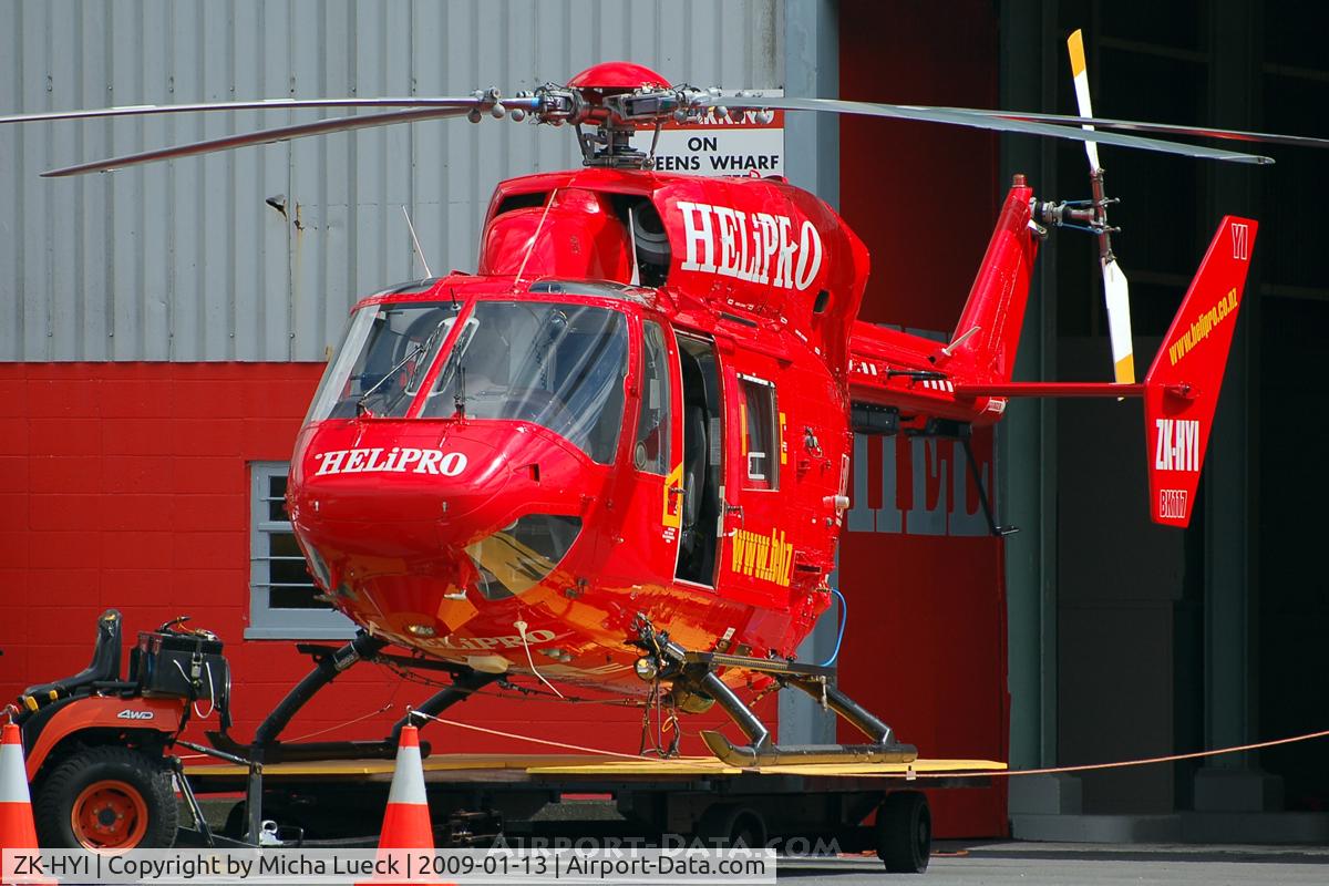 ZK-HYI, MBB-Kawasaki BK-117B-2 C/N 1011, Wellington Harbour