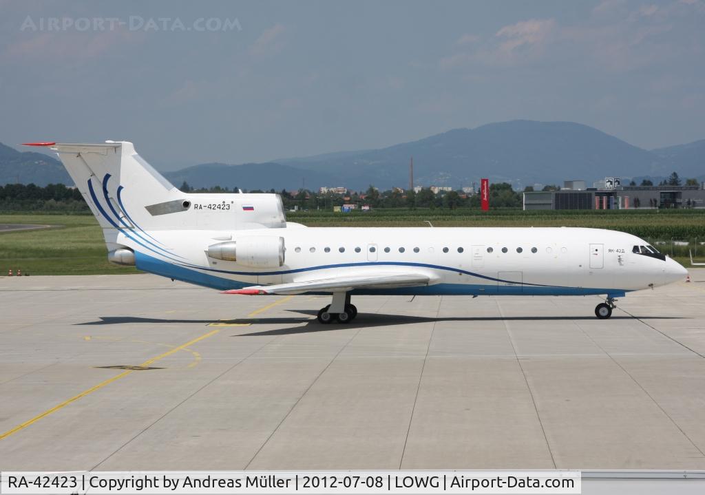 RA-42423, 1992 Yakovlev Yak-42D C/N 4216606, Arrived from Moscow Vnukovo.