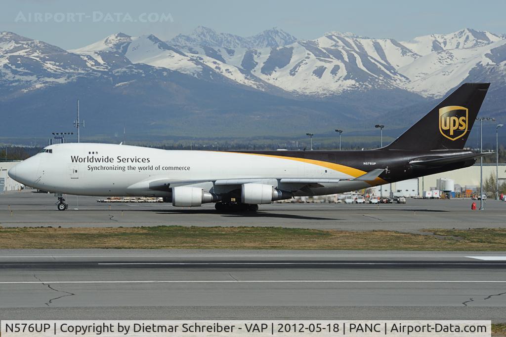 N576UP, 2008 Boeing 747-44AF C/N 35665, UPS Boeing 747-400
