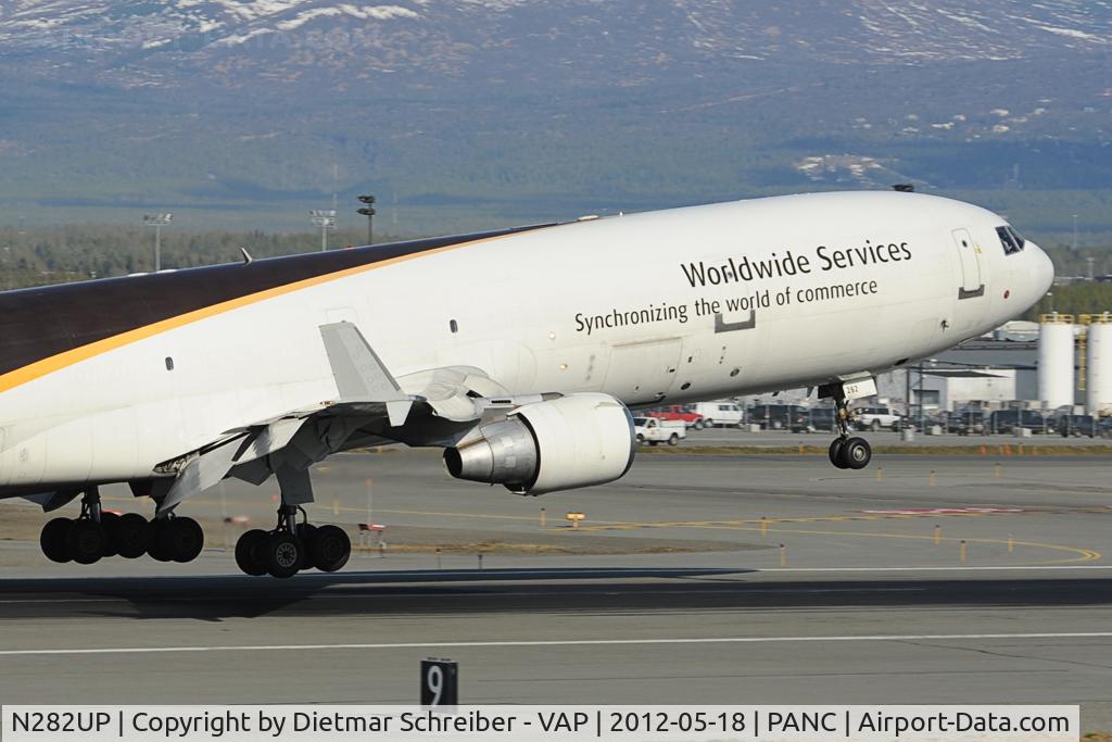 N282UP, 1991 McDonnell Douglas MD-11F C/N 48452, UPS MD11