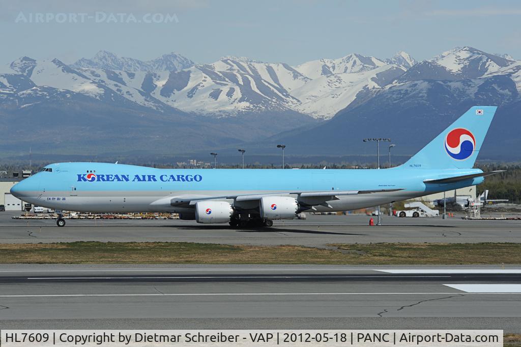HL7609, 2012 Boeing 747-8HT/F C/N 37132, Korean Air Boeing 747-8