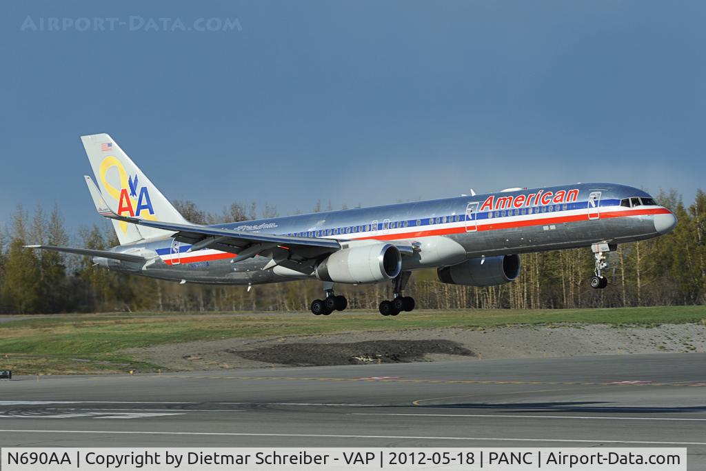 N690AA, 1993 Boeing 757-223 C/N 25696, American Airlines Boeing 757-200