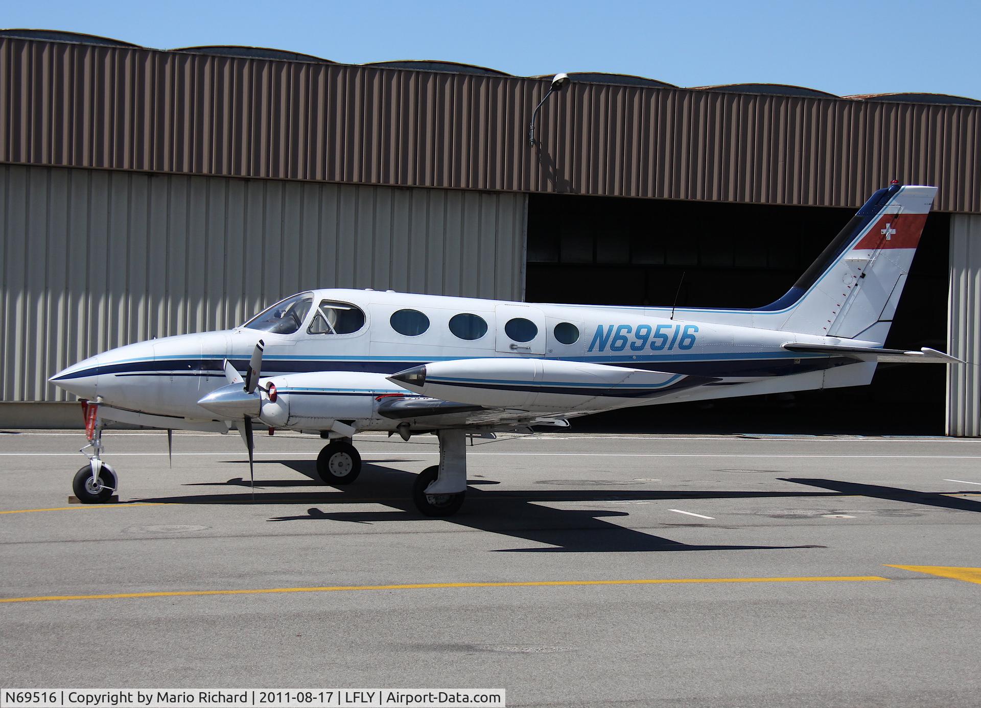 N69516, 1974 Cessna 340 C/N 340-0350, Foto mad at Lyon-Bron LFLY