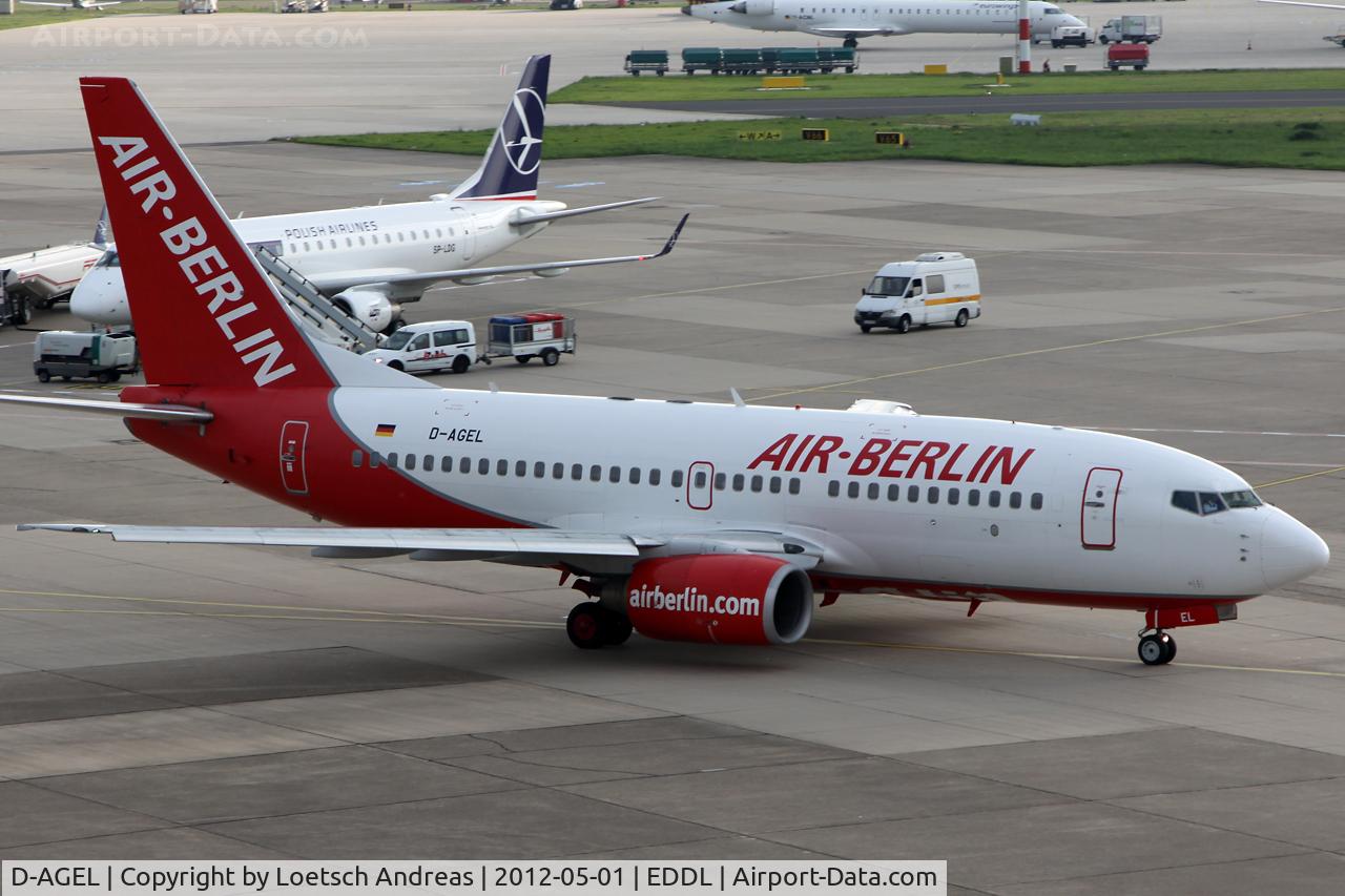 D-AGEL, 1997 Boeing 737-75B C/N 28110, BER8428 Dusseldorf to Salzburg (SZG)