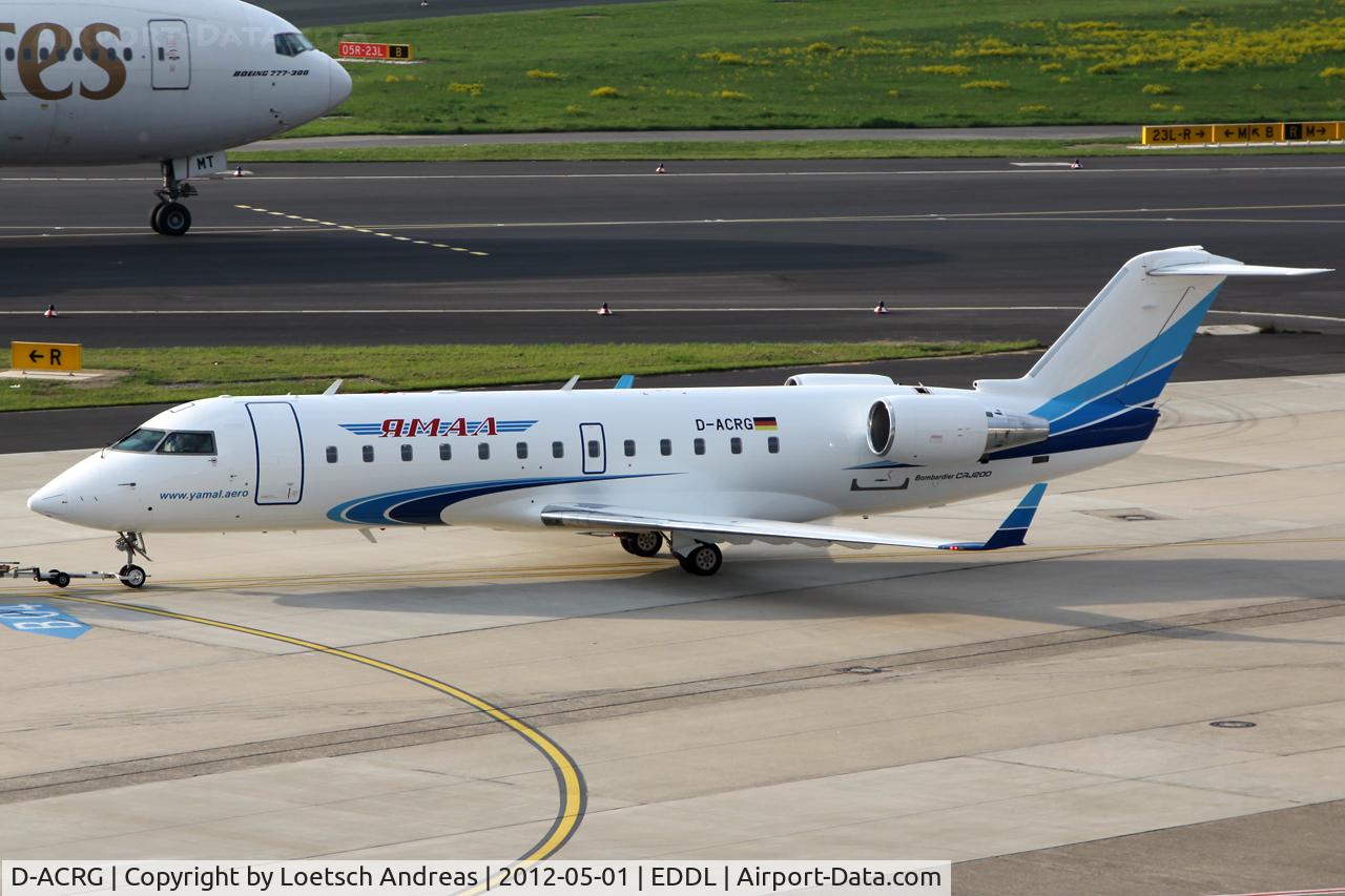 D-ACRG, 2002 Bombardier CRJ-200ER (CL-600-2B19) C/N 7630, former Lufthansa new colors for - Yamal Aero