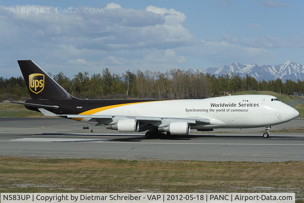 N583UP, 1993 Boeing 747-4R7F C/N 25867, UPS Boeing 747-400