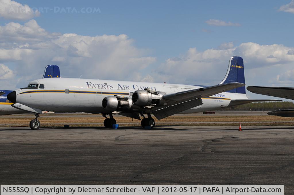 N555SQ, 1957 Douglas DC-6B C/N 45137, Everts DC6