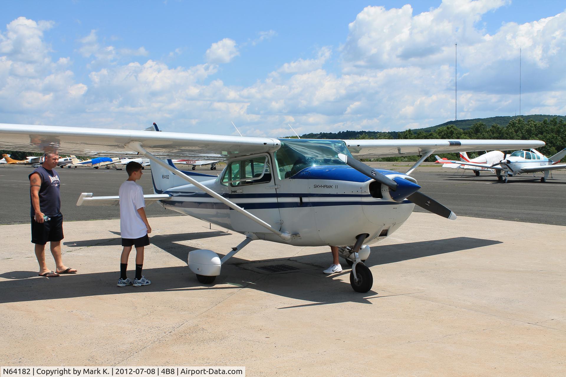 N64182, 1981 Cessna 172P C/N 17275530, Just before we board the plane.