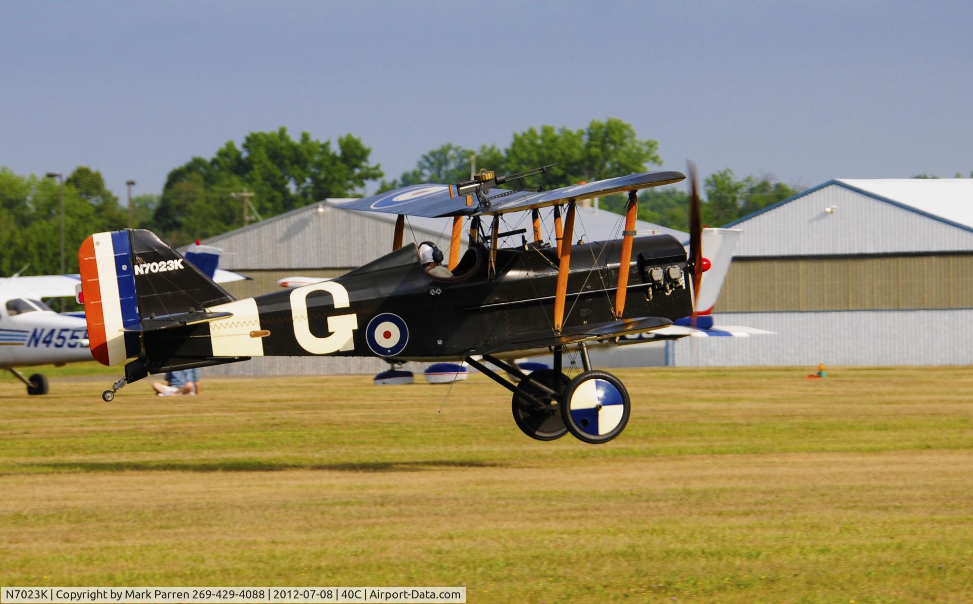 N7023K, 1989 Garrett Craig G CG3 C/N 083342, Watervliet Fly-In