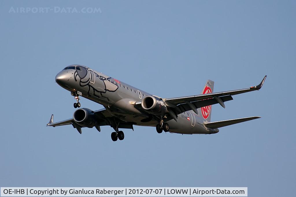 OE-IHB, 2009 Embraer 190LR (ERJ-190-100LR) C/N 19000294, OE-IHB @ VIE