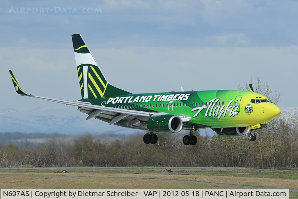 N607AS, 1999 Boeing 737-790 C/N 29751, Alaska Airlines boeing 737-700