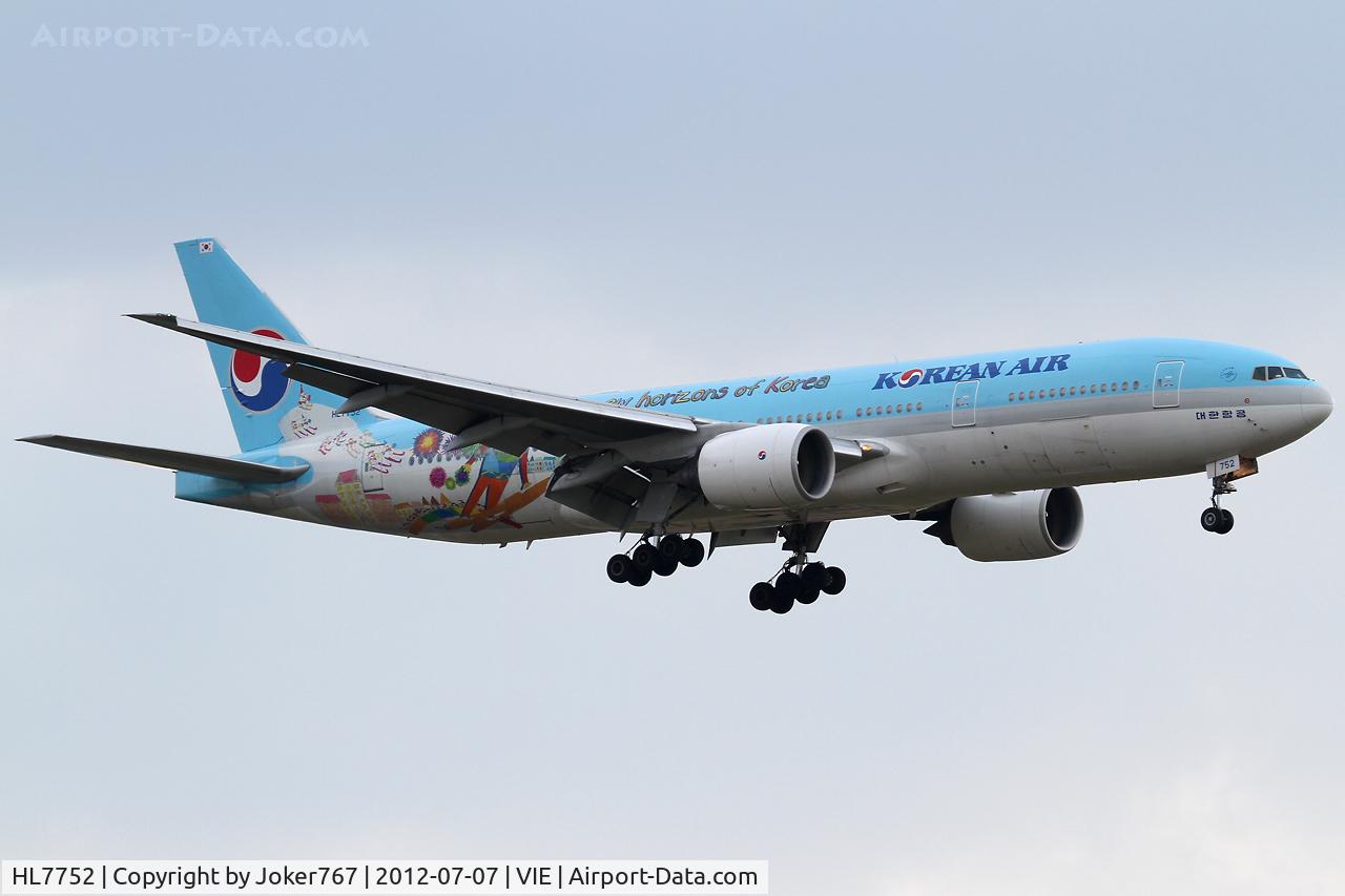HL7752, 2007 Boeing 777-2B5/ER C/N 34211, Korean Air