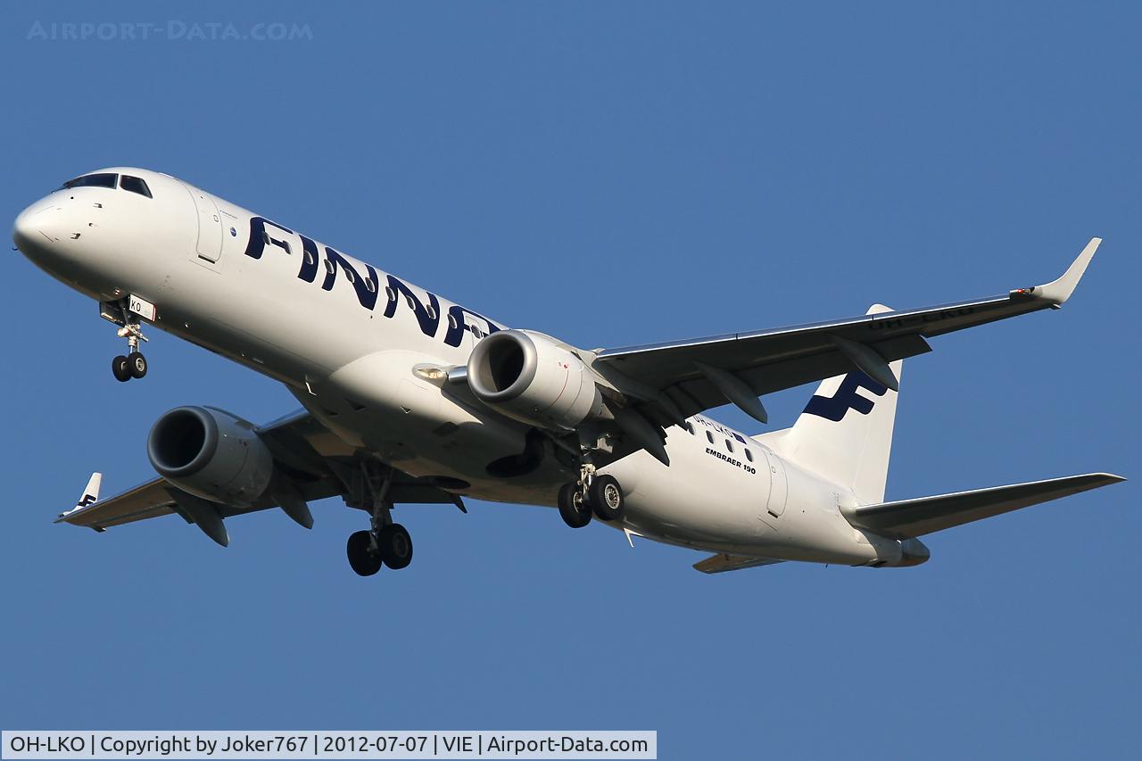 OH-LKO, 2009 Embraer 190LR (ERJ-190-100LR) C/N 19000267, Finnair