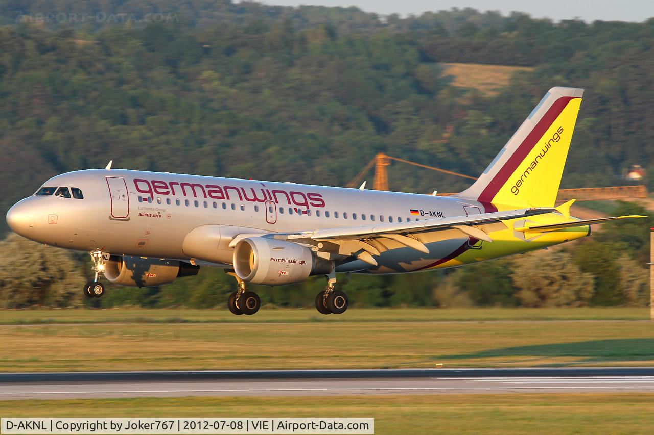 D-AKNL, 1999 Airbus A319-112 C/N 1084, Germanwings