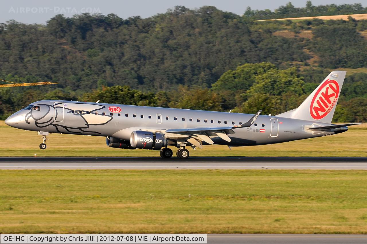 OE-IHG, 2011 Embraer 190LR (ERJ-190-100LR) C/N 19000435, NIKI