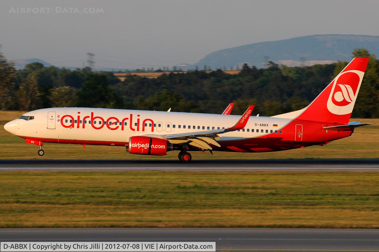 D-ABBX, 2007 Boeing 737-86J C/N 34969, Air Berlin