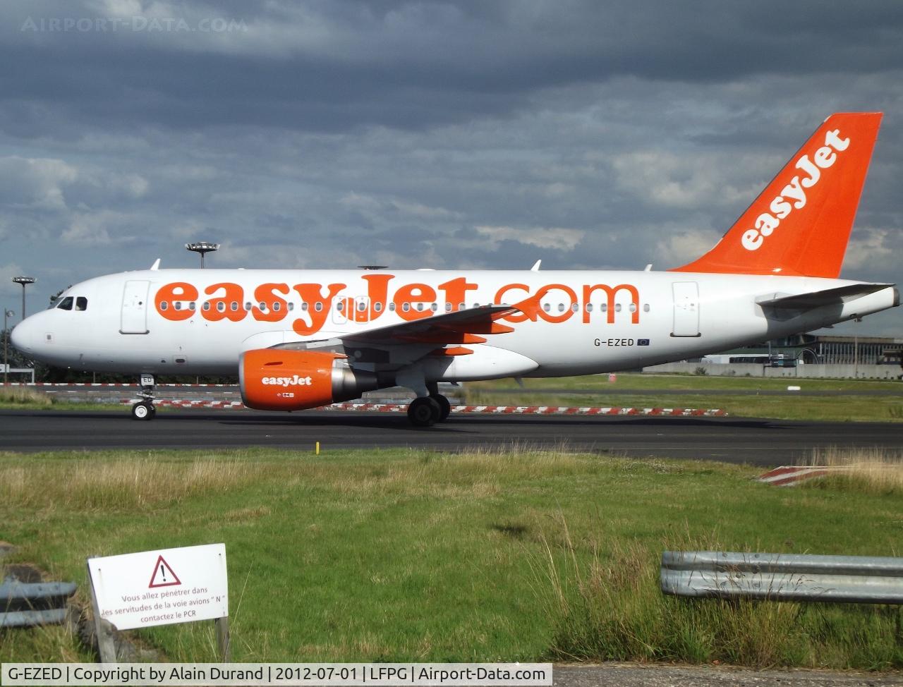 G-EZED, 2004 Airbus A319-111 C/N 2170, No more company motto courtesy of a new coat of paint.