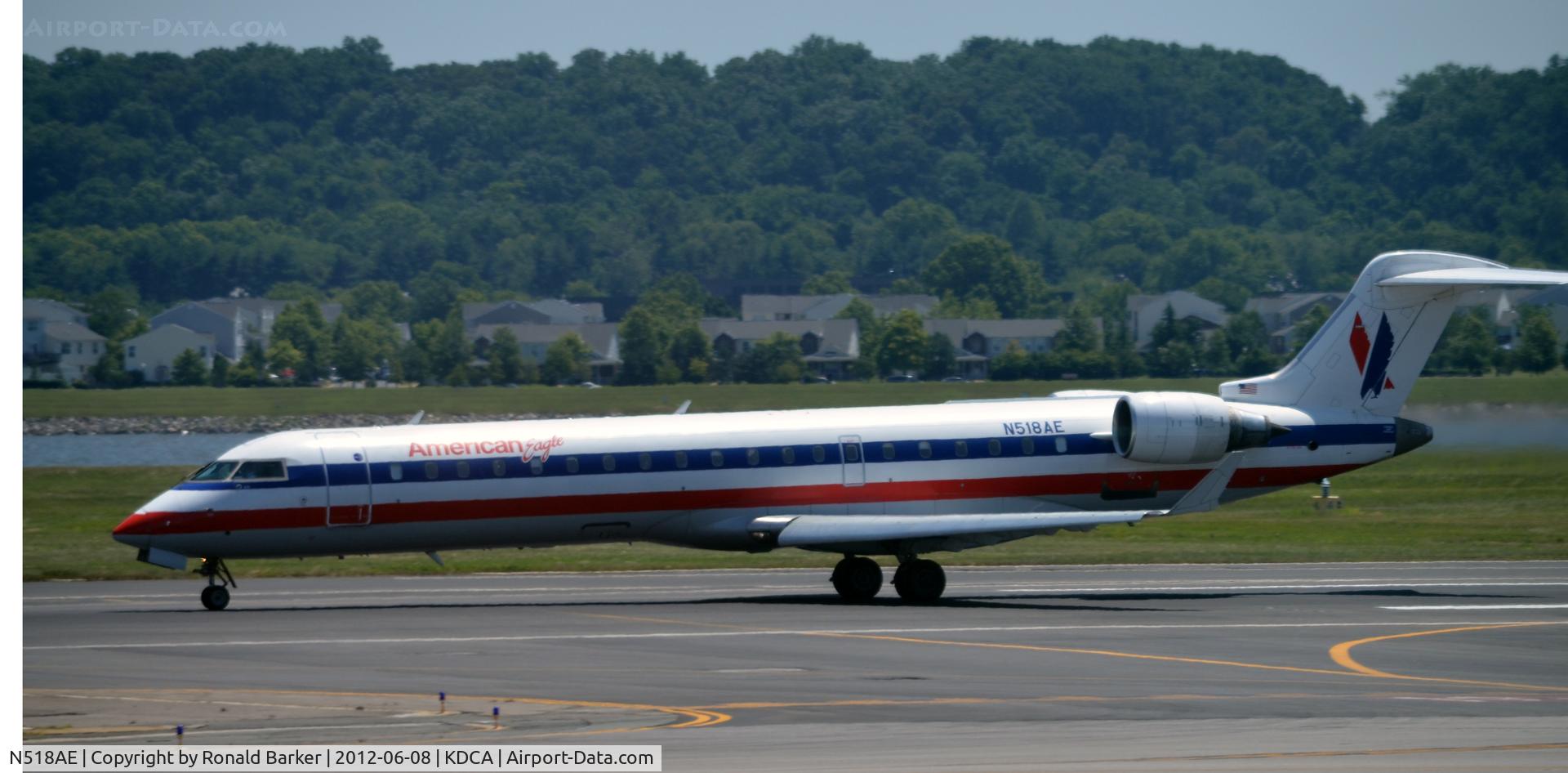 N518AE, 2003 Bombardier CRJ-701ER (CL-600-2C10) Regional Jet C/N 10126, NWLO DCA