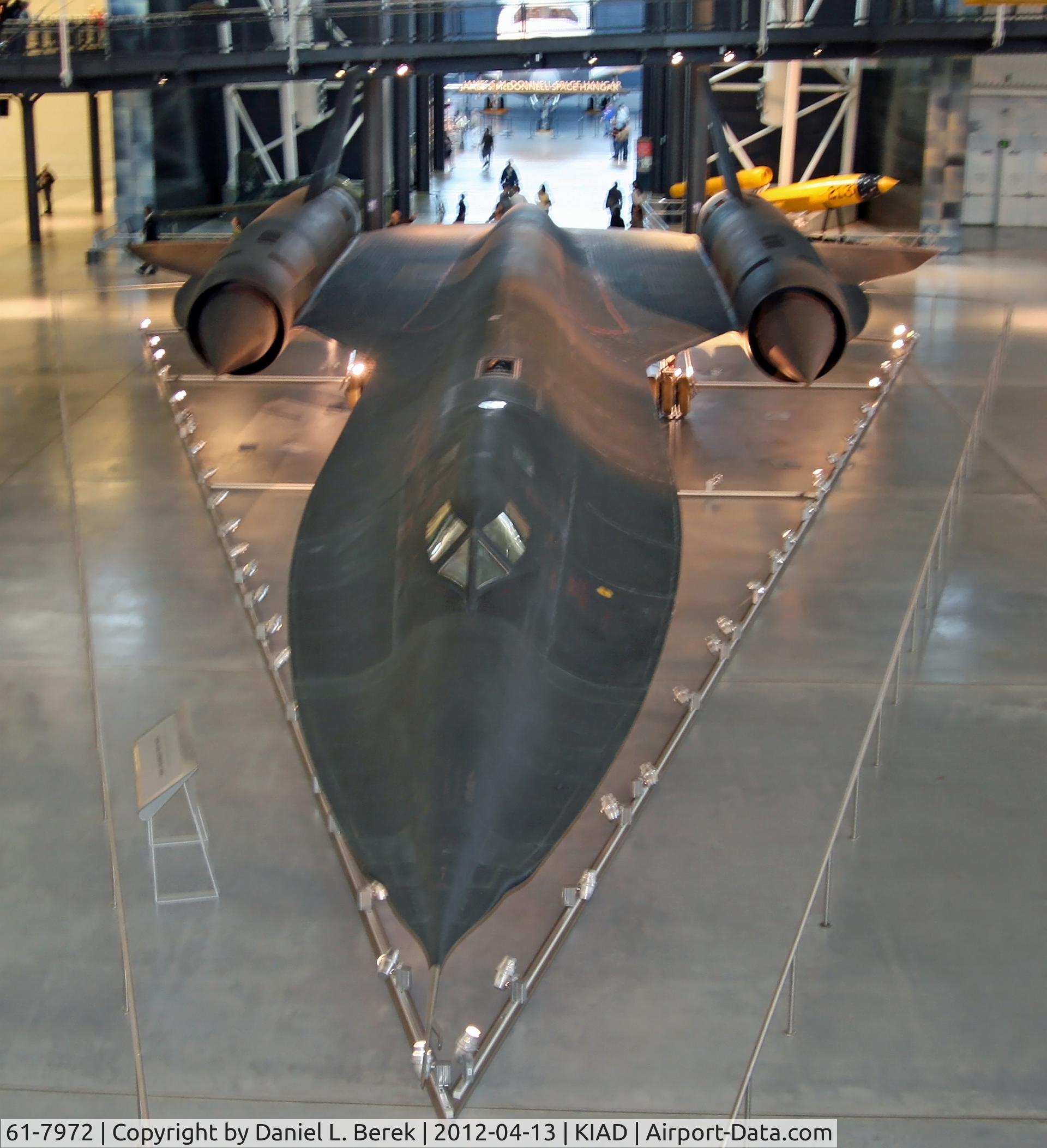 61-7972, 1961 Lockheed SR-71A Blackbird C/N 2023, This aircraft served the country faithfully for 26 years.