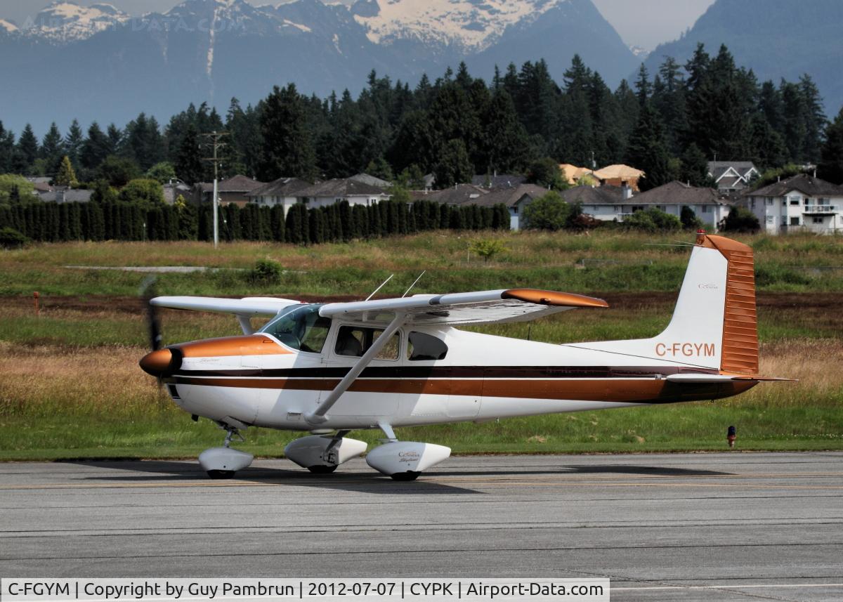 C-FGYM, 1959 Cessna 182B Skylane C/N 52228, About to leave