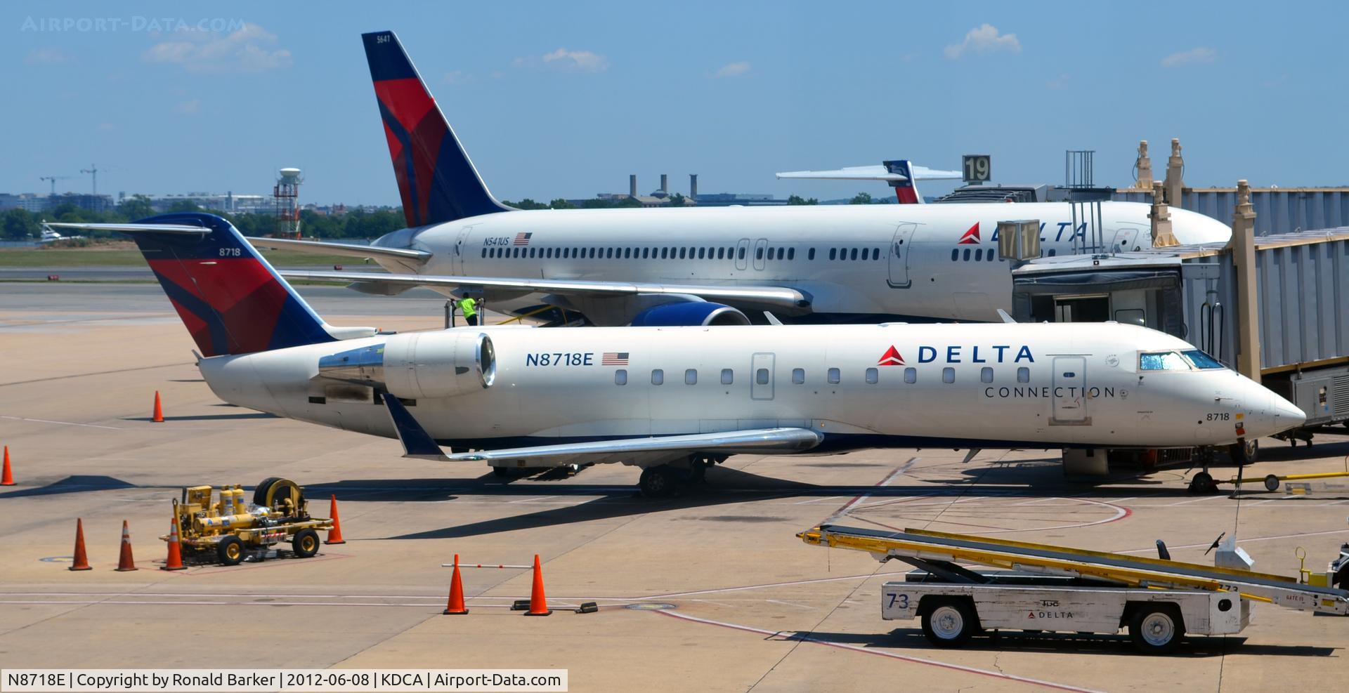 N8718E, 2002 Bombardier CRJ-200 (CL-600-2B19) C/N 7718, DCA, VA