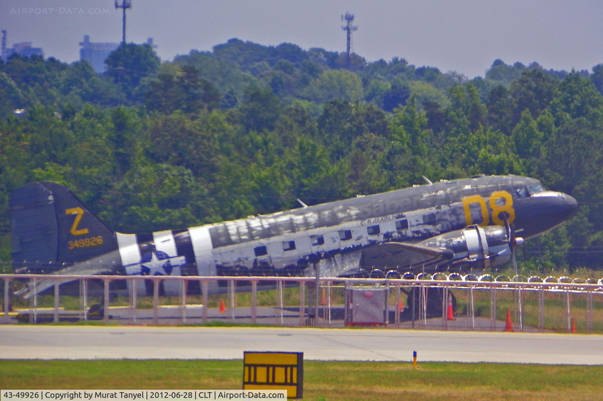 43-49926, 1945 Douglas C-47B Skytrain C/N 27187, Decaying at CLT