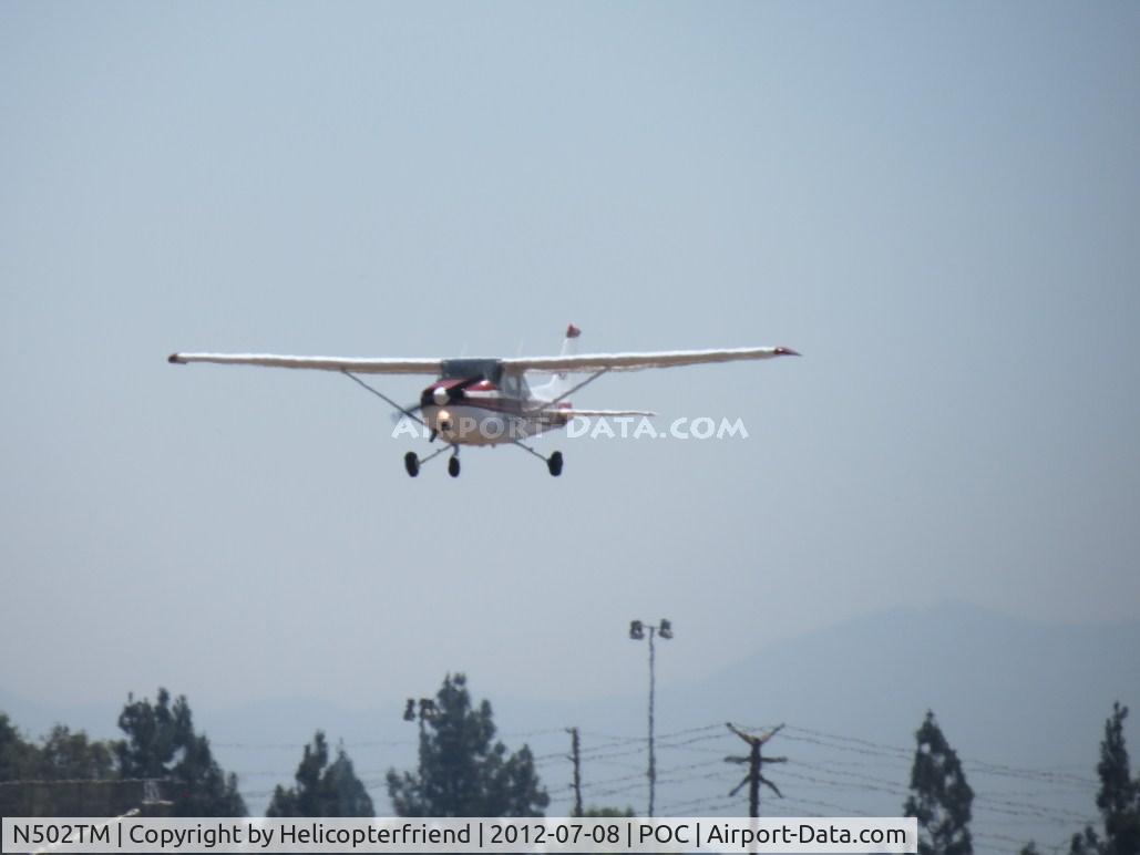 N502TM, 1975 Cessna 172M C/N 17265893, On final for 26L