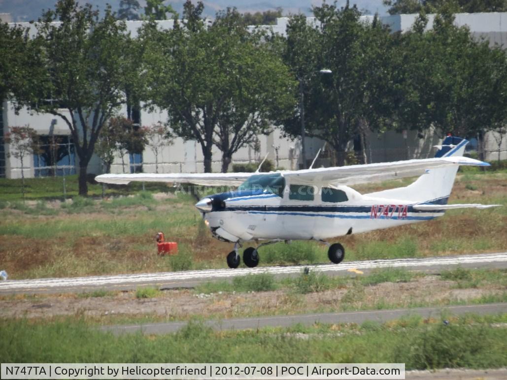 N747TA, 1979 Cessna T210N Turbo Centurion C/N 21063635, Gaing speed for lift off