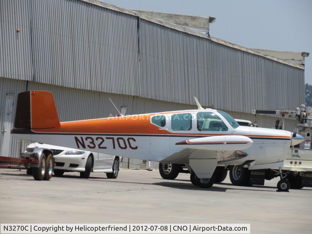 N3270C, 1954 Beech E35 C/N D-3936, Parked outside the hanger