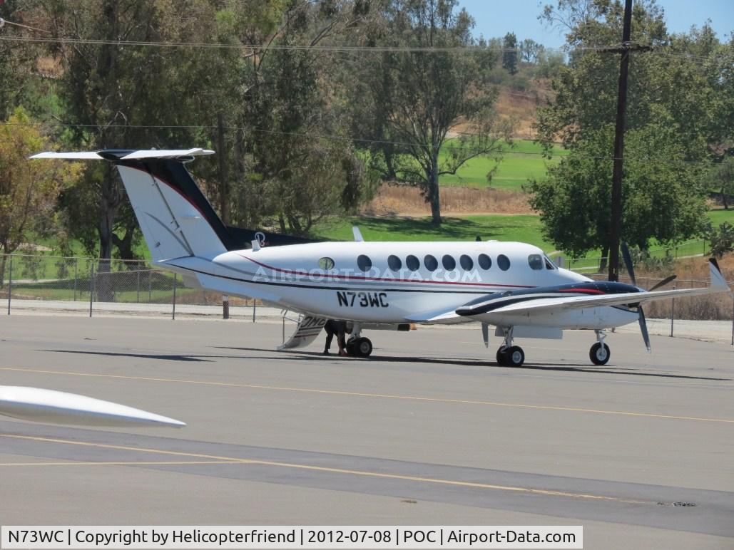 N73WC, 1996 Beech B300 King Air C/N FL-135, Parked in transient parking and checking the engines