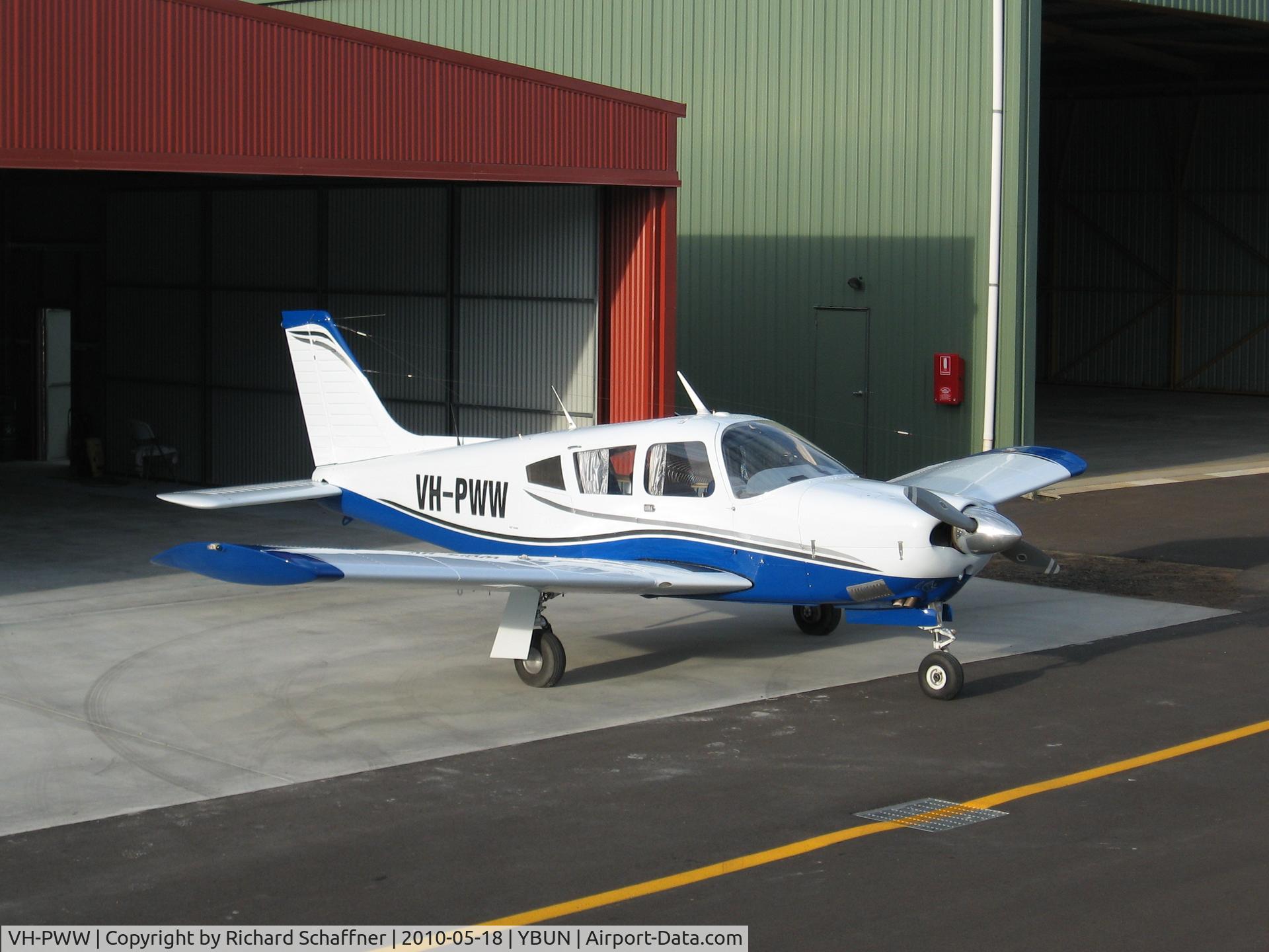 VH-PWW, 1968 Piper PA-28R-180 Cherokee Arrow C/N 28R-30540, Photograph taken shortly after a complete strip and repaint in April 2010