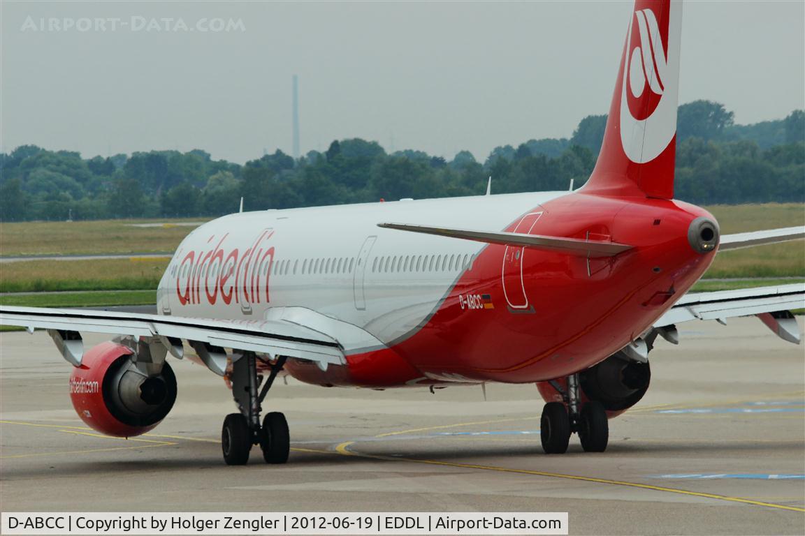 D-ABCC, 2010 Airbus A321-211 C/N 4334, Leaving apron for take-off.....