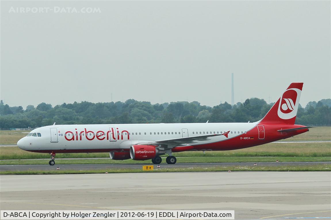 D-ABCA, 2008 Airbus A321-211 C/N 3708, On taxiway to home apron....