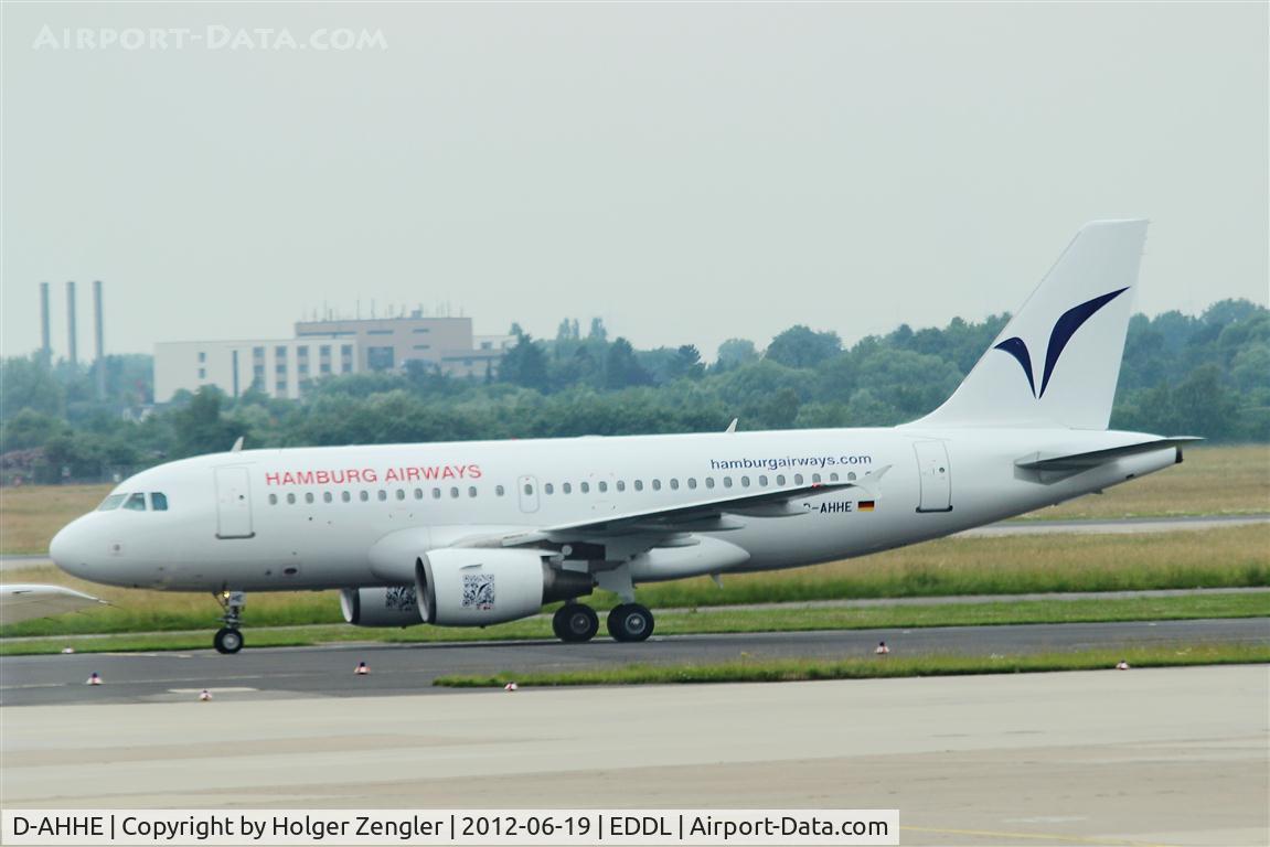 D-AHHE, 1998 Airbus A319-112 C/N 949, Brand new member of Hamburg Airways family......