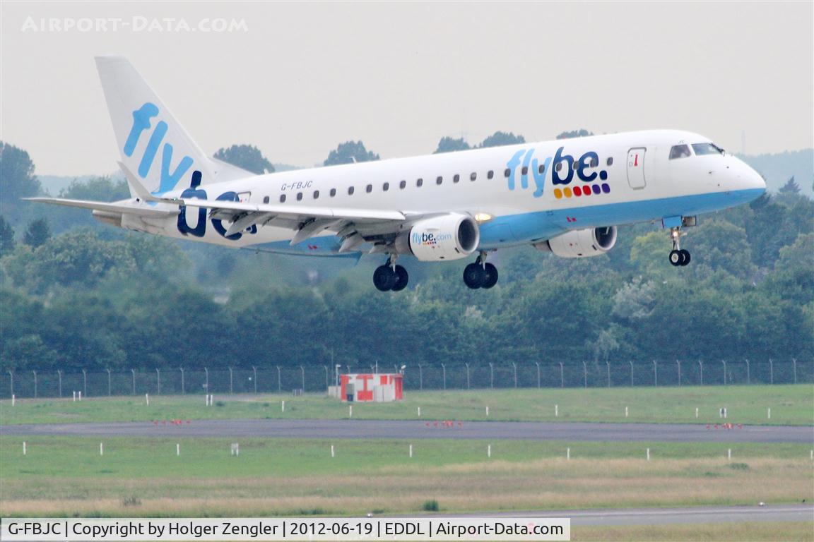 G-FBJC, 2011 Embraer 175STD (ERJ-170-200) C/N 17000328, Low approach on rwy 05R....