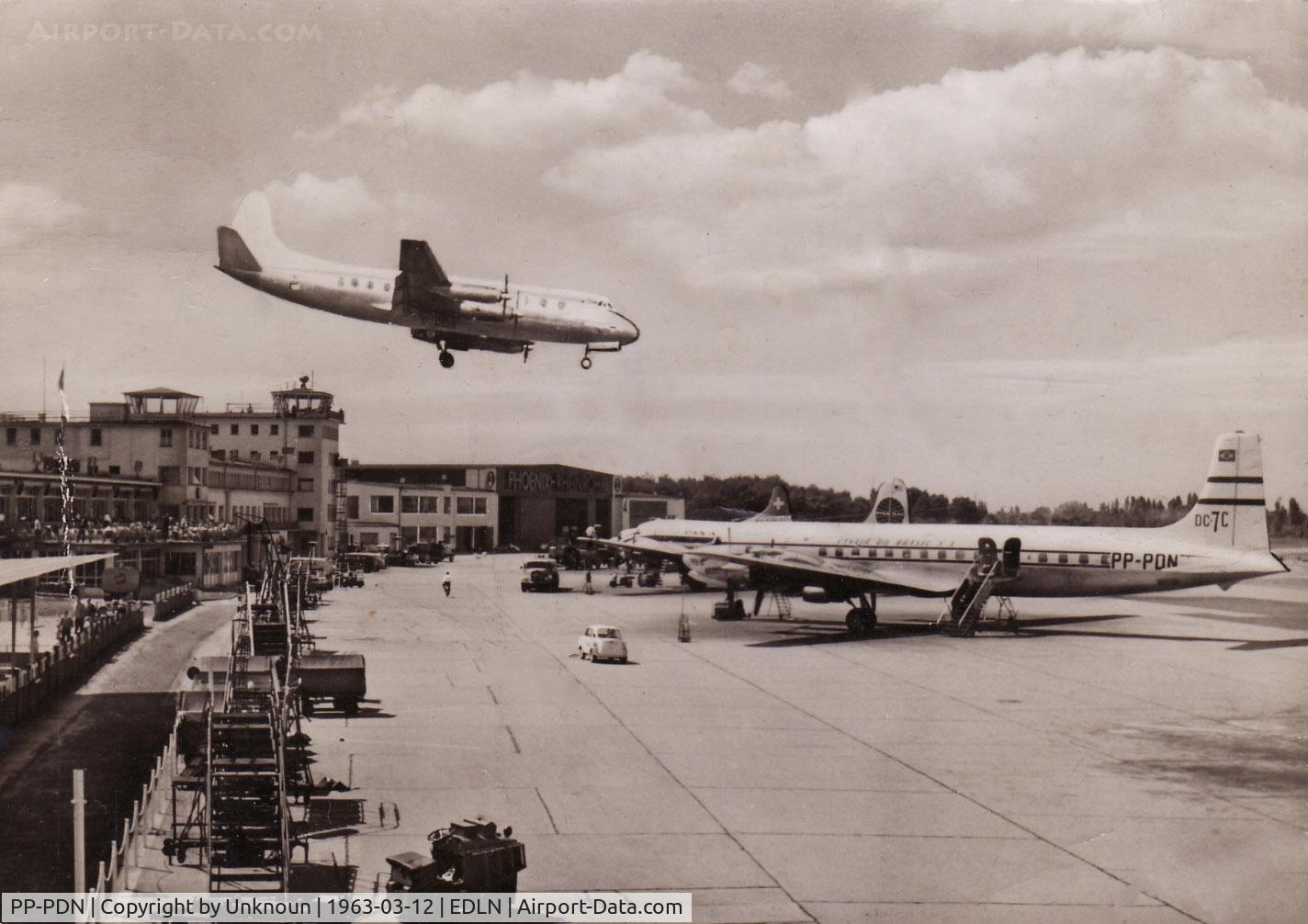 PP-PDN, 1957 Douglas DC-7C Seven Seas Seven Seas C/N 45125/814, With a Curtiss...
