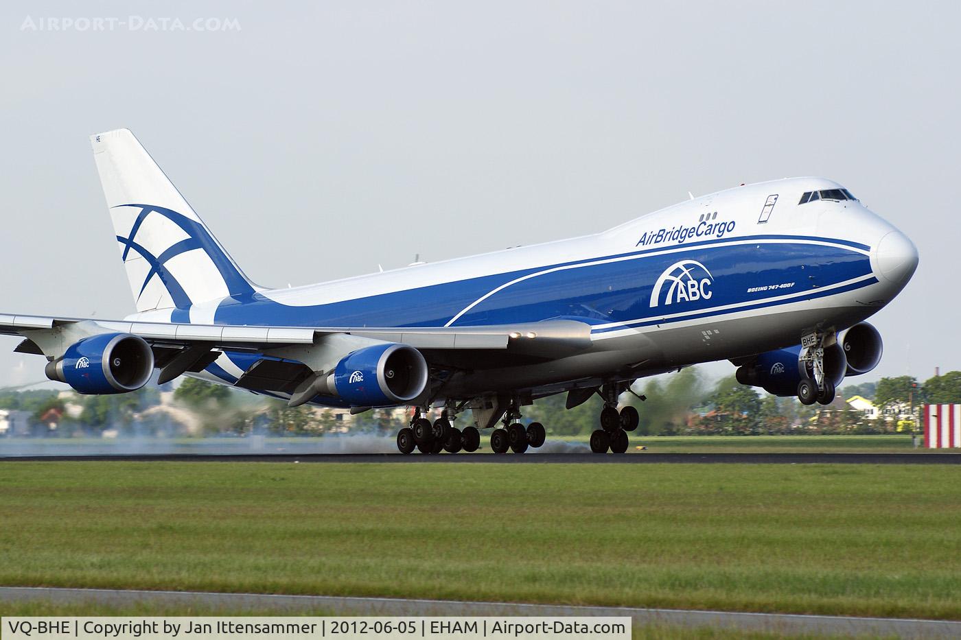 VQ-BHE, 2008 Boeing 747-4KZF (SCD) C/N 36784, VQ-BHE @ EHAM