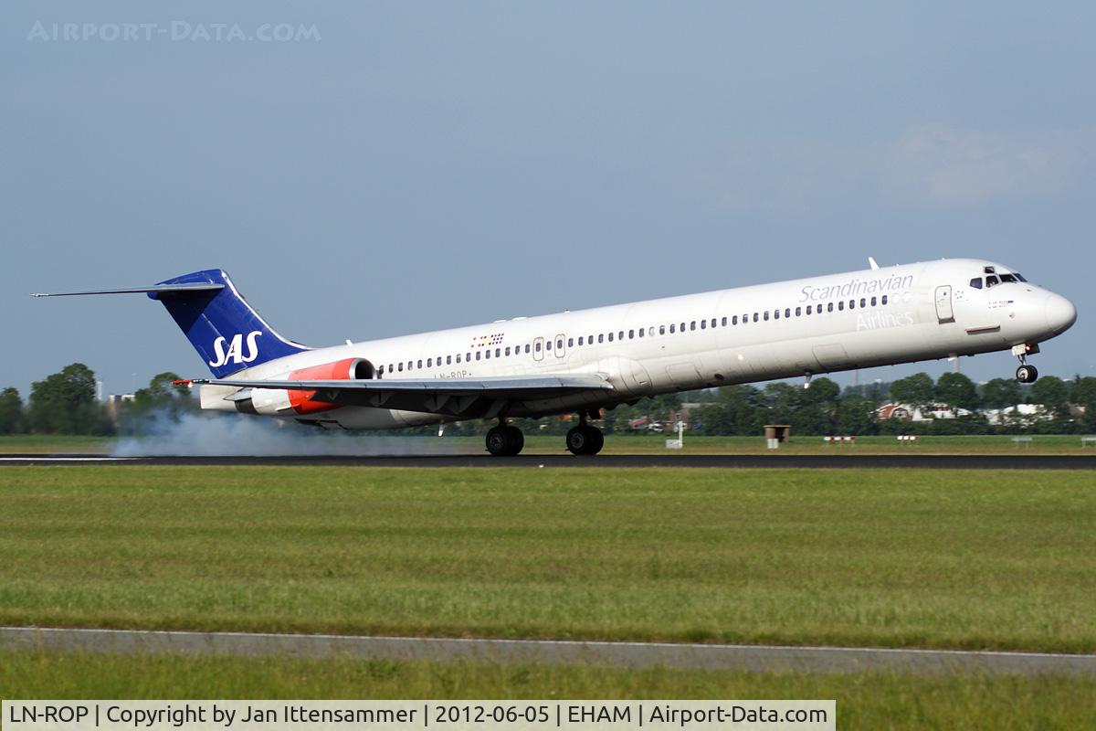 LN-ROP, 1985 McDonnell Douglas MD-82 (DC-9-82) C/N 49384, LN-ROP @EHAM