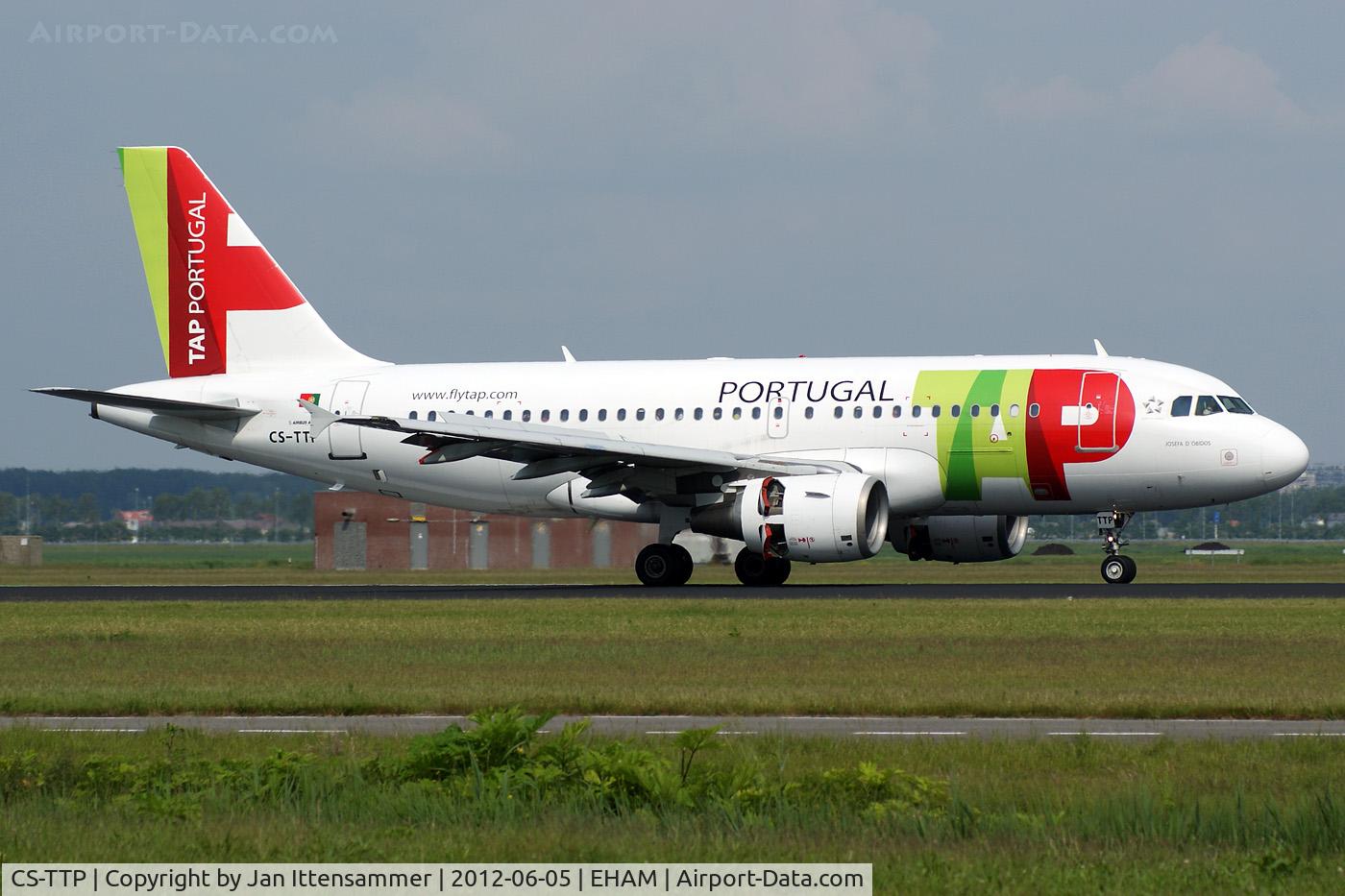 CS-TTP, 2000 Airbus A319-111 C/N 1165, CS-TTP @ EHAM