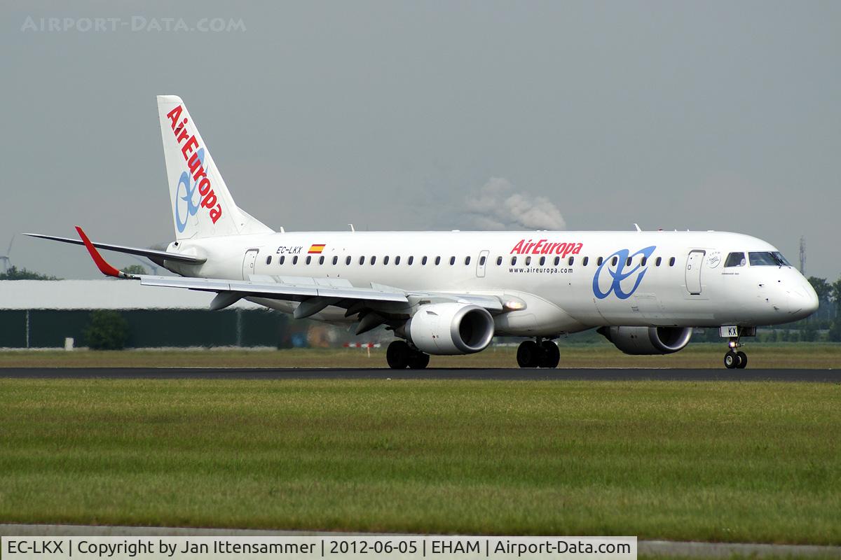 EC-LKX, 2011 Embraer 195LR  (ERJ-190-200LR) C/N 19000437, EC-LKX @ EHAM